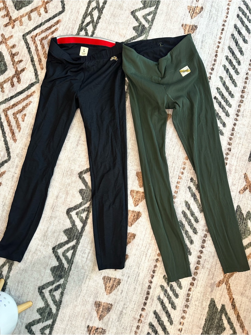 Tracksmith Women’s Leggings in Black & Olive ( Buy single or a bundle!)